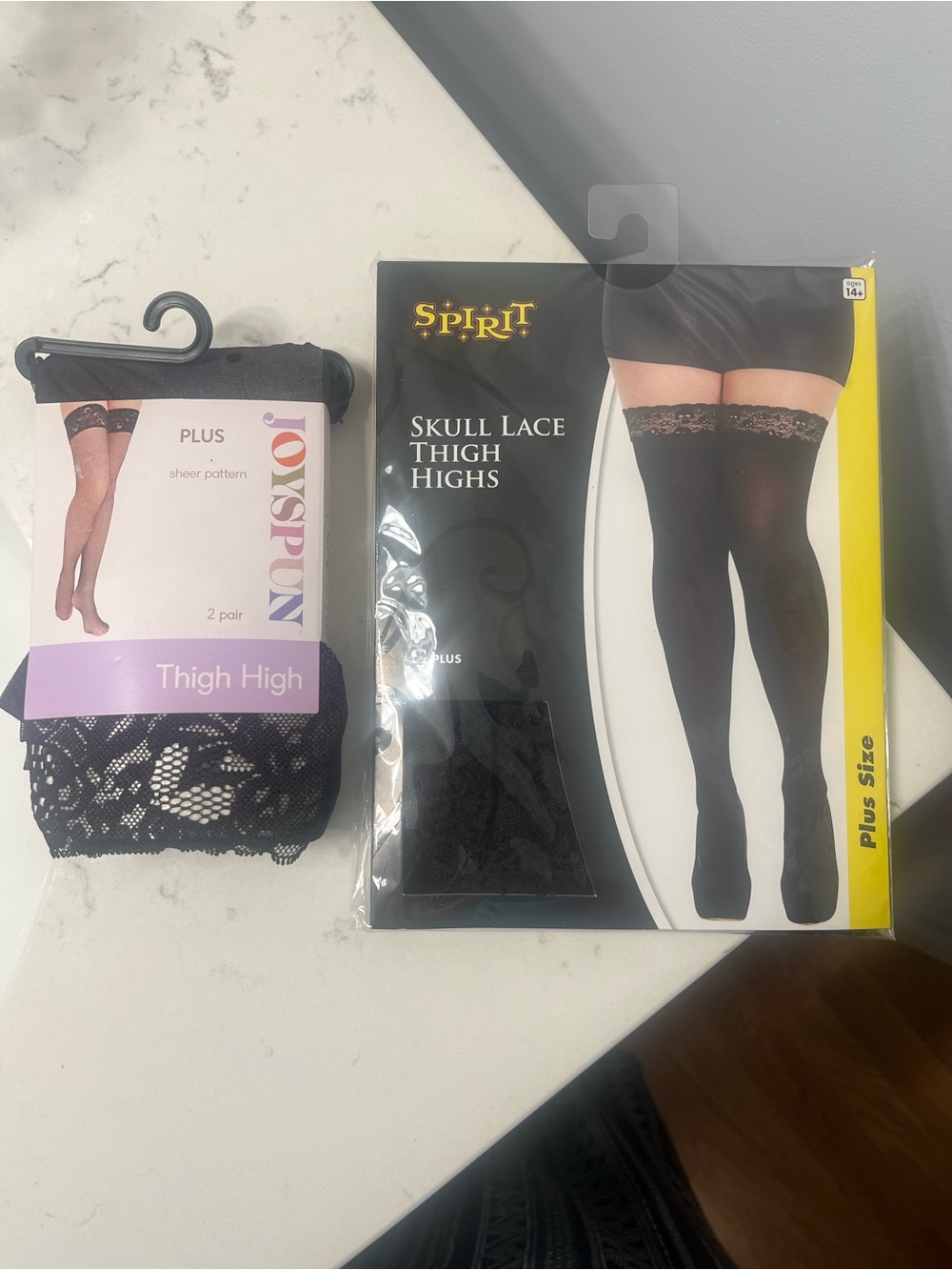 Lace Thigh High Tights Pantyhose Plus size Women’s - Sexy Halloween